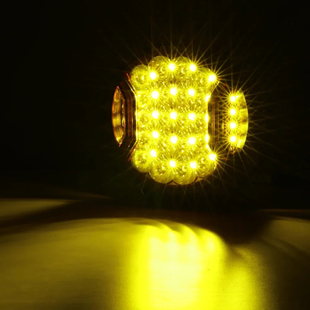 9 Inch 300W LED Side Shooter Driving Lights with Amber DRL | V-Ultra Series