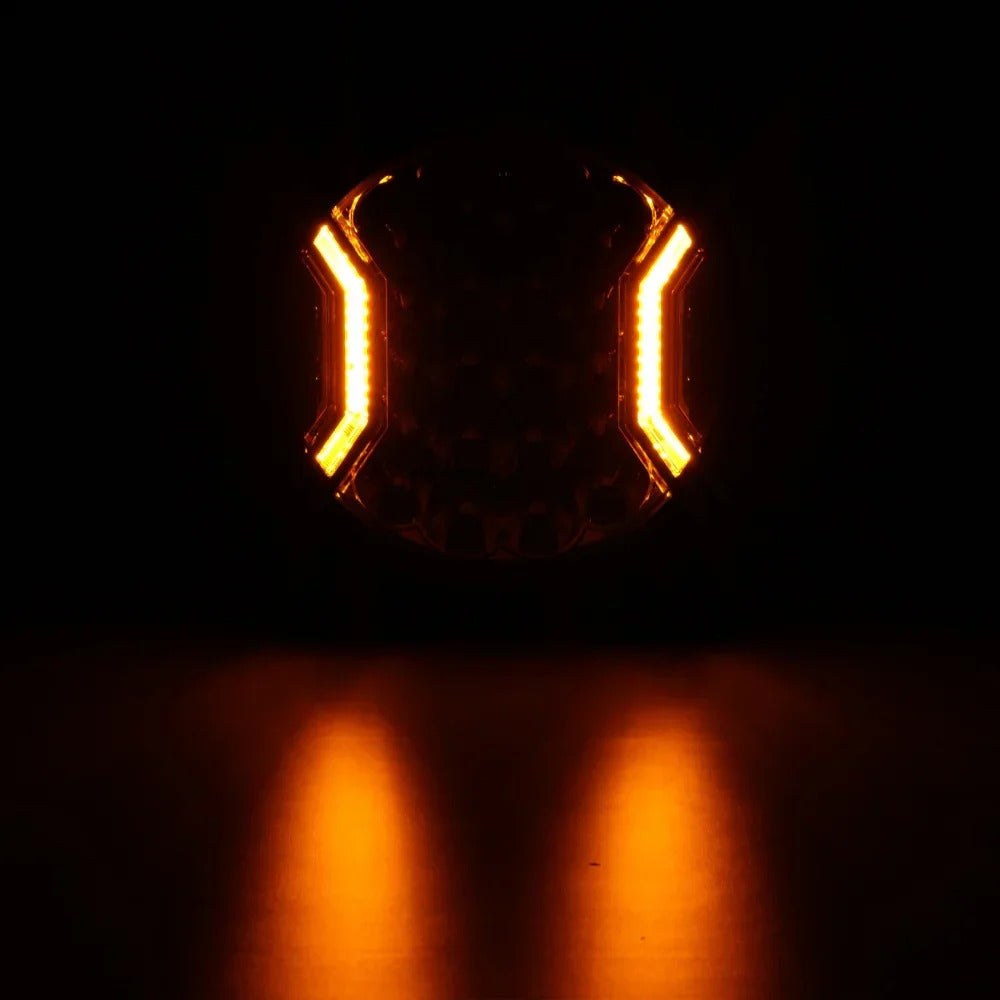 9 Inch 300W LED Side Shooter Driving Lights with Amber DRL | V-Ultra Series