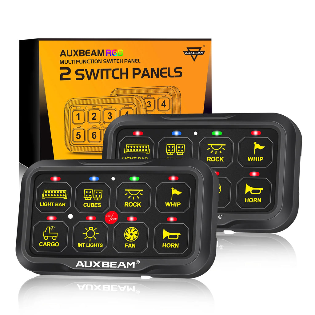 RA80 X2 RGB 8 Gang Switch Panel