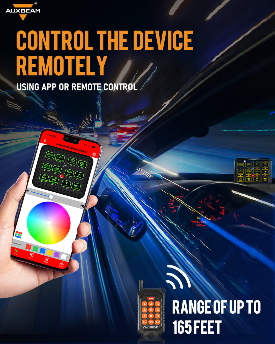 AC Series Switch Panel with Remote & App Control