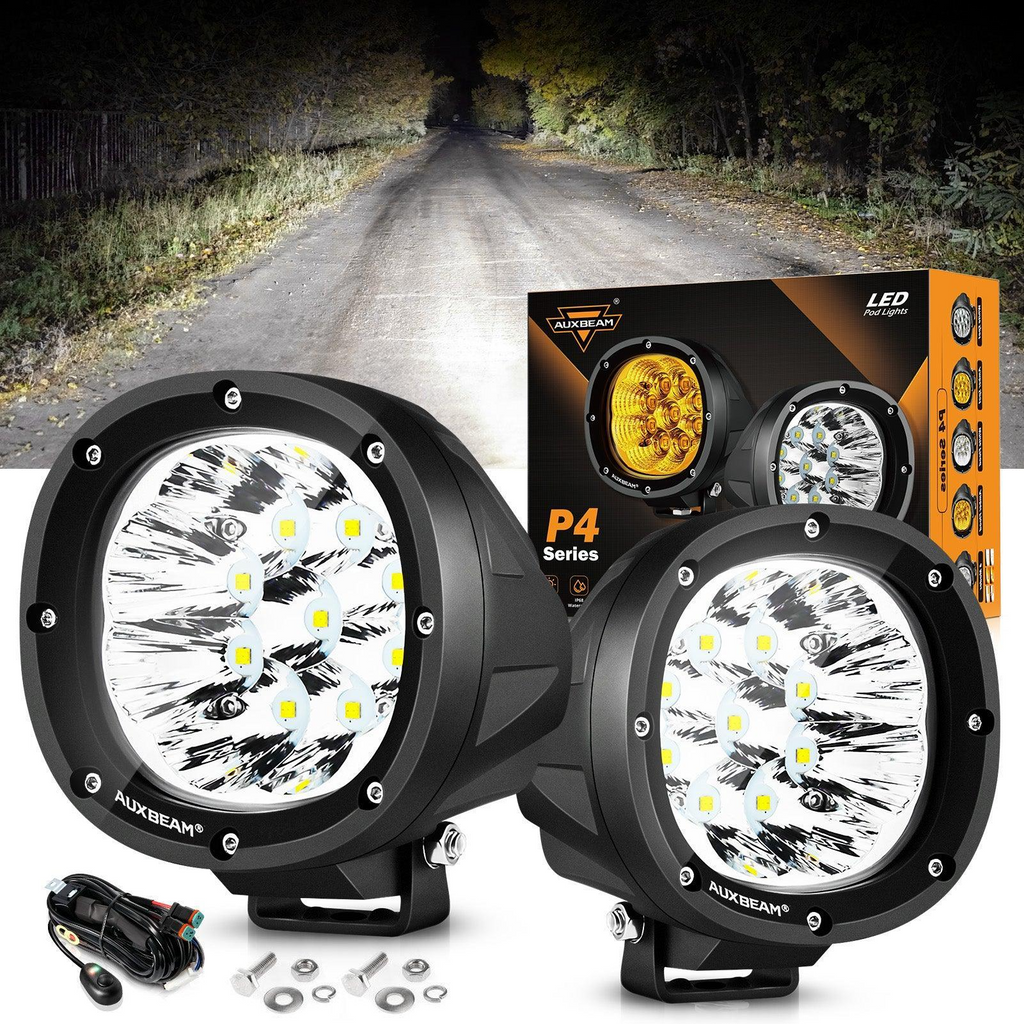 P4 Series | 4 Inch 90w 9000LM 6 Modes LED Pods Driving Lights