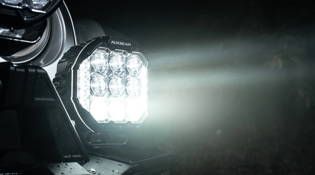 MASTER-T Series 7" Combo Beam Round Off-Road Lights with Amber Backlight