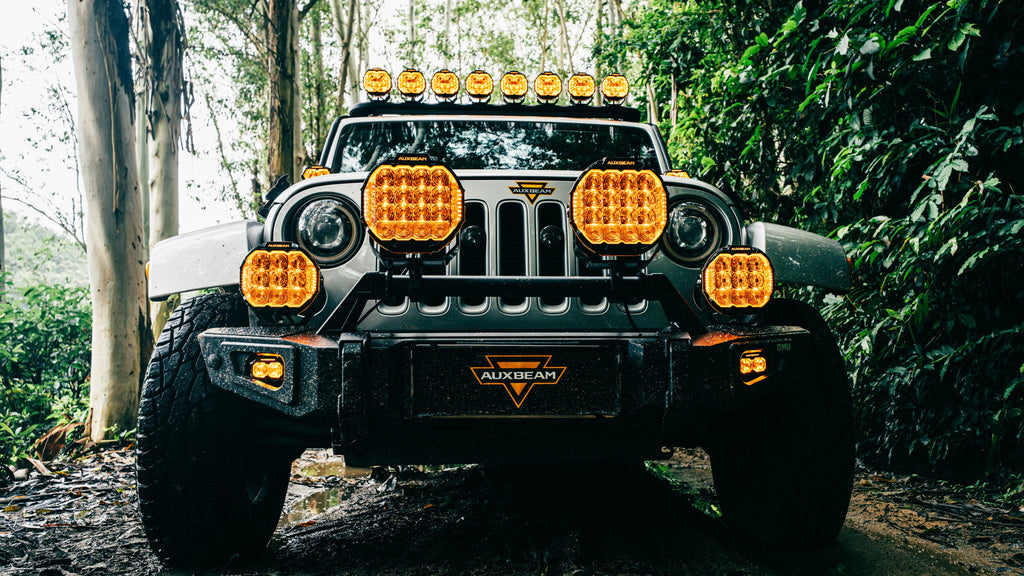MASTER-T Series 3" Spot Beam Off-Road Lights with Amber Backlight