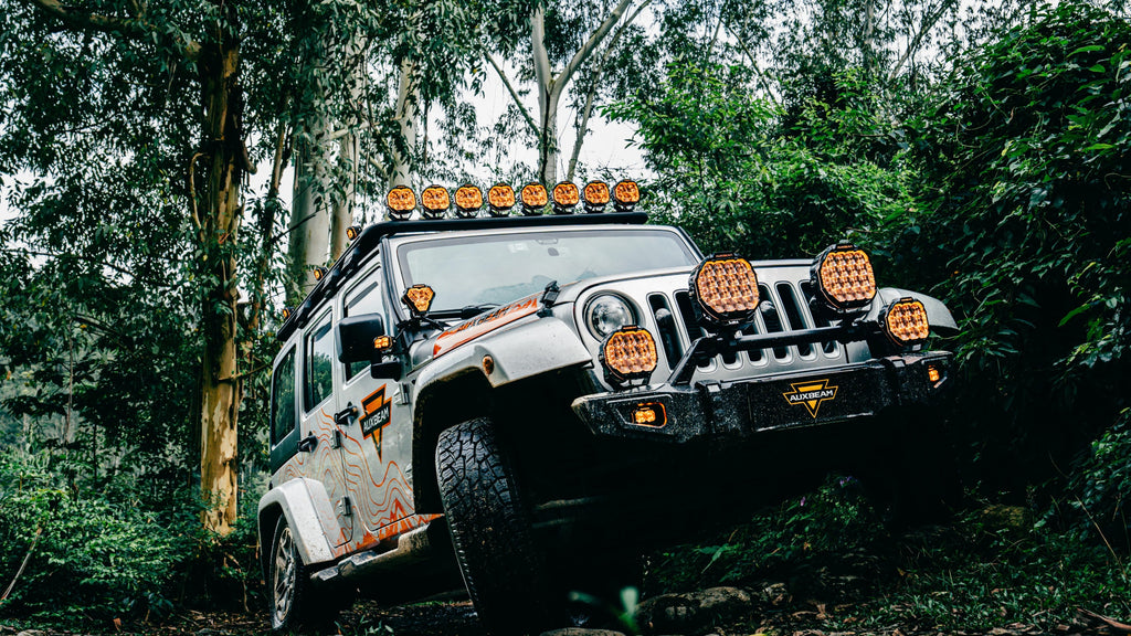 MASTER-T Series 3" Spot Beam Off-Road Lights with Amber Backlight