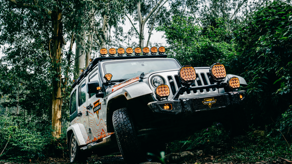 MASTER-T Series 5" Spot Beam Off-Road Lights with Amber Backlight