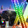 New LED RGB Whip Lights with Turn Signal & Brake Light With Bluetooth App Control