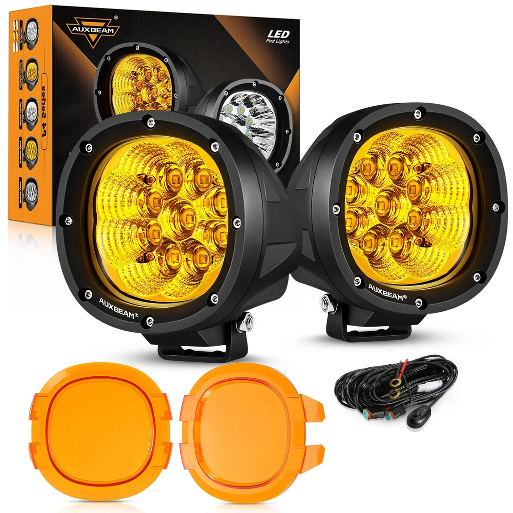 P4 Series | 4 Inch 90w 9000LM 6 Modes LED Pods Driving Lights