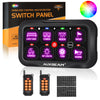 RC Series RA84 RGB Switch Panel with Remote Control Toggle / Momentary / Pulsed Mode Supported (One-Sided Outlet)