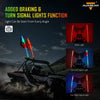 RGB LED Whip Light Rotating Color Changing Flag Pole With Bluetooh Controlled