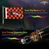 RGB LED Whip Light Rotating Color Changing Flag Pole With Bluetooh Controlled