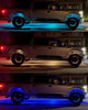 NEW VIBRANT SERIES | Upgraded RGB LED Rock Lights Kit Multicolor Neon Underglow Lights with Bluetooth APP & Remote Control