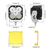 4.5 Inch 128 Watt LED Bike Lights With Additional Power Harness