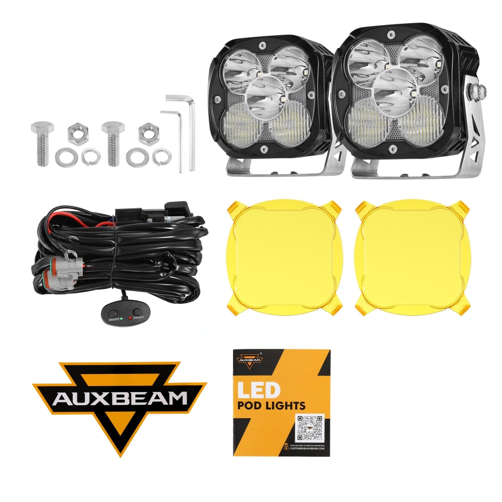 4.5 Inch 128 Watt LED Pod Lights | XP Ultra Series