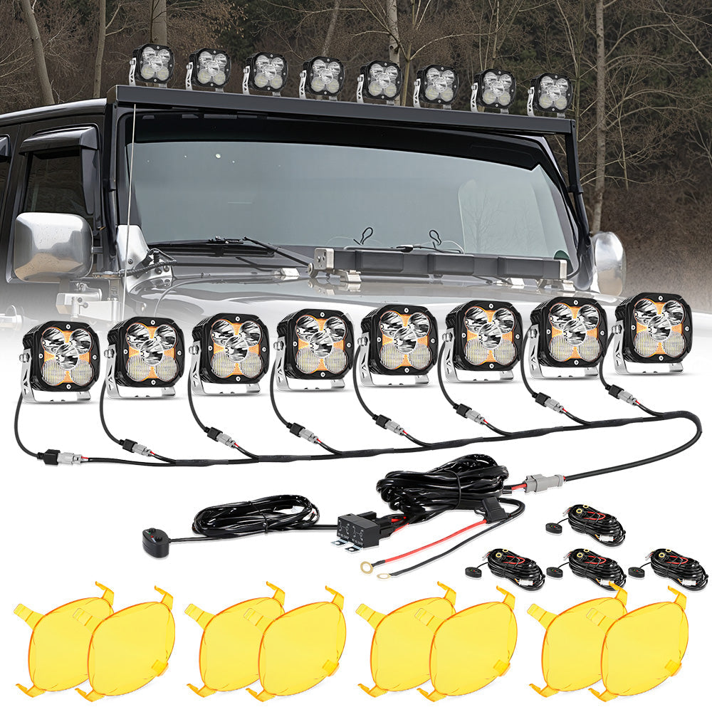 4.5 Inch 128 Watt LED Pod Lights | XP Ultra Series