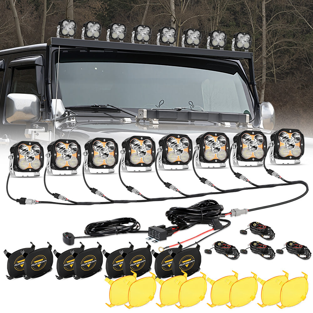 4.5 Inch 128 Watt LED Pod Lights | XP Ultra Series