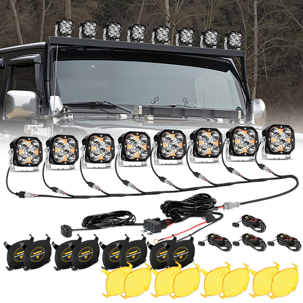 4.5 Inch 128 Watt LED Pod Lights | XP Ultra Series