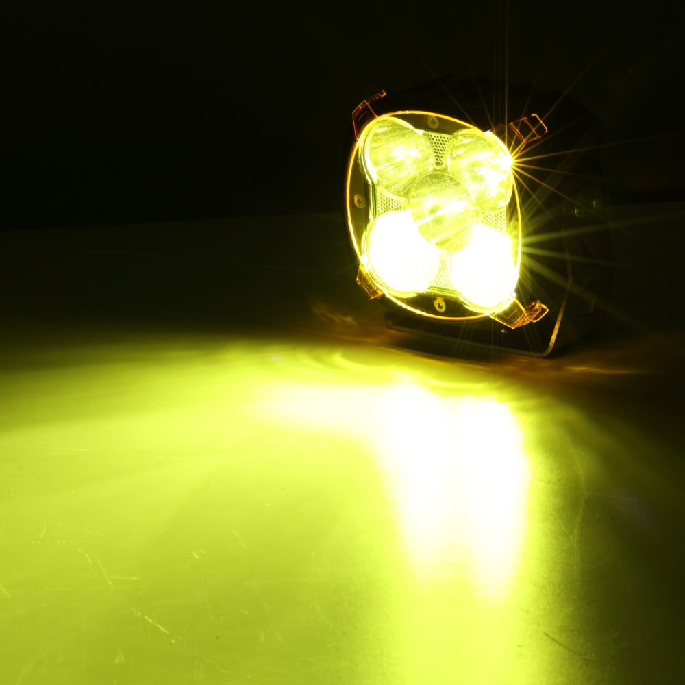 4.5 Inch 128 Watt LED Bike Lights With Additional Power Harness