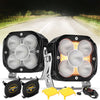 4.5 Inch 128 Watt LED Bike Lights With Additional Power Harness
