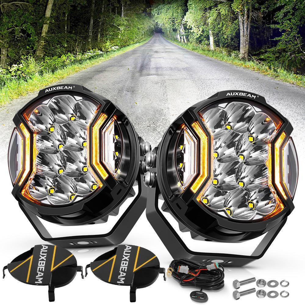 5 Inch 172W LED Side Shooter White & Amber POD Lights | V-Ultra Series