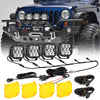 4 Inch Combo LED POD Lights Cube-Z Series | White DRL & Amber Turn signal Lights