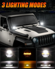 C4 Series | 4 Inch 110w Spot Round LED Pods White LED Driving Lights