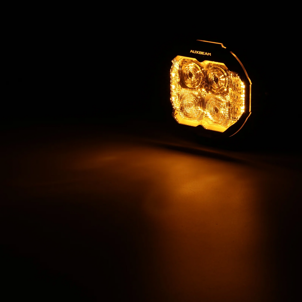 MASTER-T Series 5" Combo Beam Round Off-Road Lights with Amber Backlight