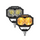 MASTER-T Series 3" Spot Beam Off-Road Lights with Amber Backlight