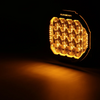 MASTER-T Series 9" Combo Beam Round Off-Road Lights with Amber Backlight