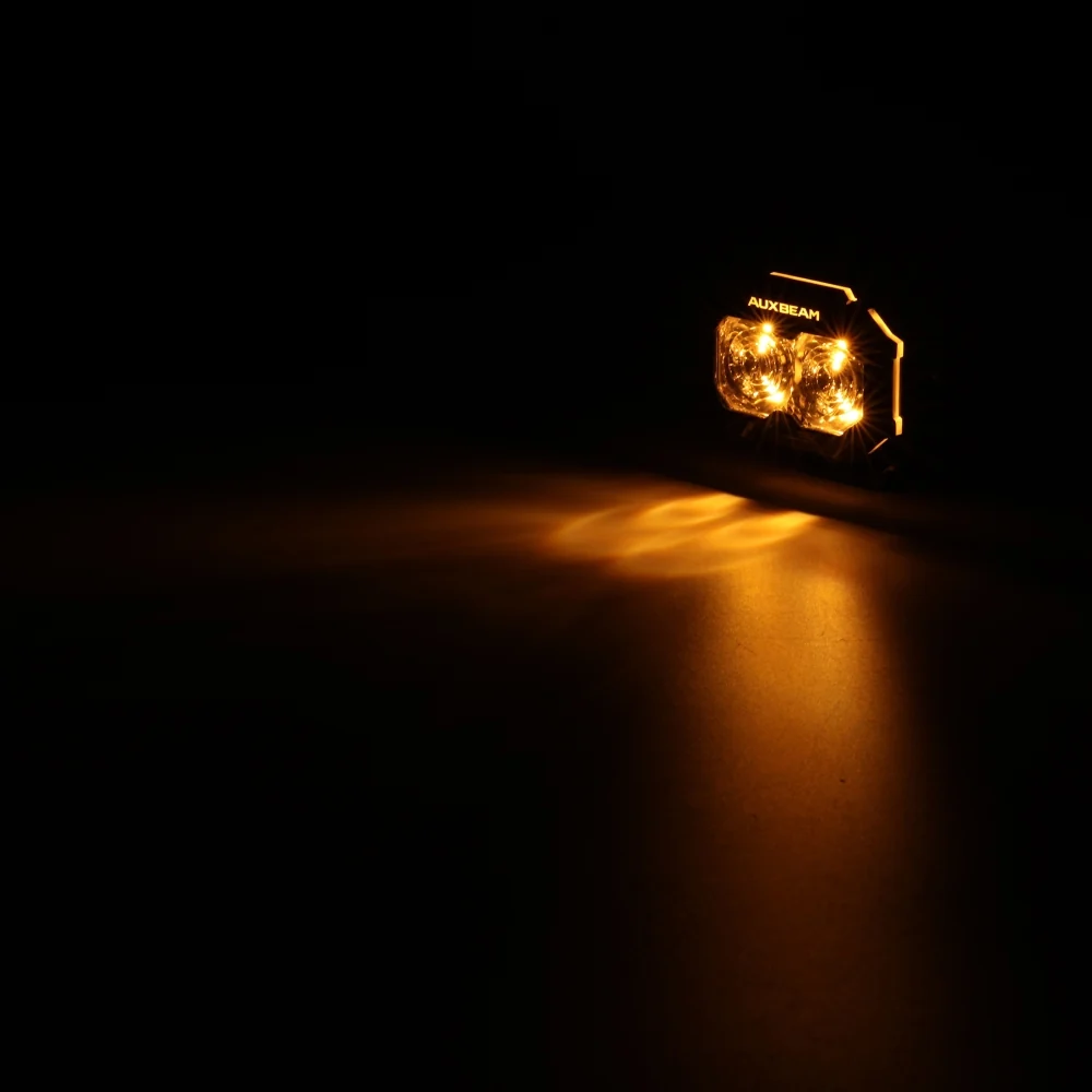 MASTER-T Series 3" Spot Beam Off-Road Lights with Amber Backlight