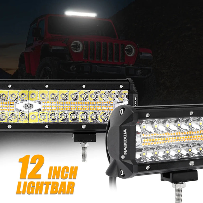 6 MODES SERIES White/Amber LED LIGHT BARS (3