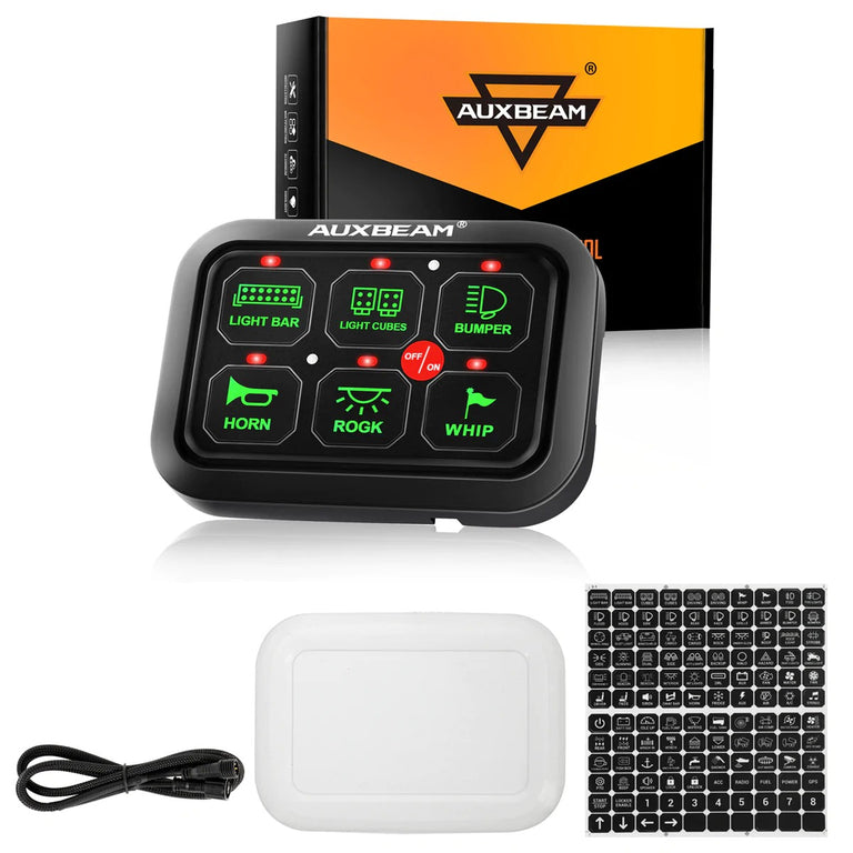 C60 6 Gang LED Switch Panel