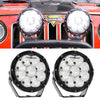 7 Inch 90W Round Spot Beam Offroad LED Driving Lights W/SAE Compliant - AUXBEAM INDIA