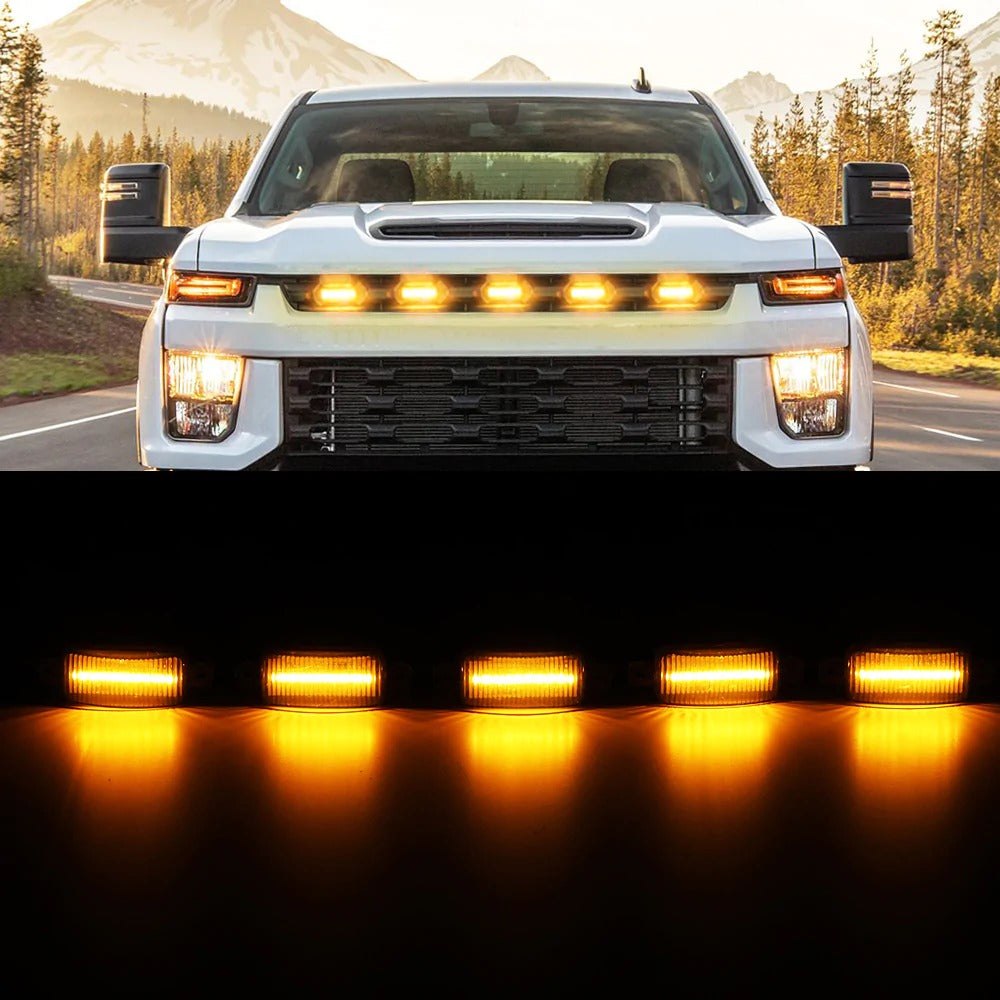 Raptor Style Universal Car Front Grille LED Light