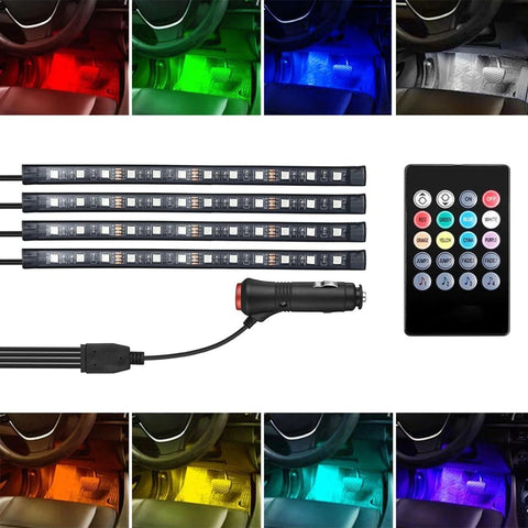 RGB Vehicle Atmosphere Flexible LED Strip Light