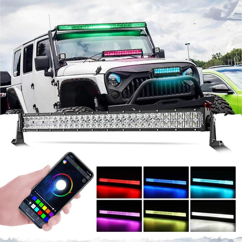 V-PRO SERIES RGBW OFF ROAD LED LIGHT BARS - AUXBEAM INDIA
