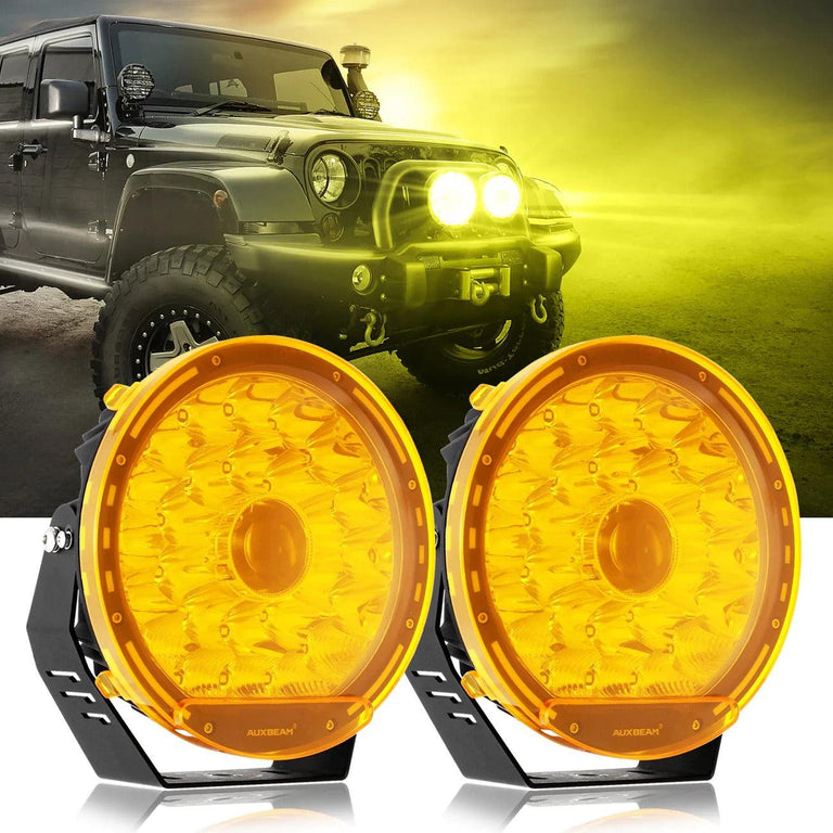 9 Inch 270W 360-PRO Series LED Driving Lights - AUXBEAM INDIA