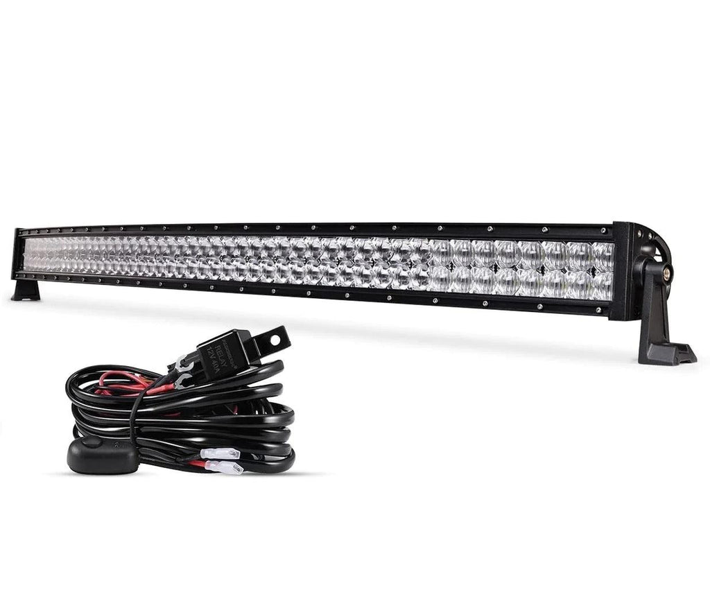 42 Inch LED Light Bar Dual Row 240 Watt Combo White/Red