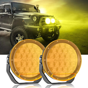 7 Inch 240W 24000Lumens Black LED Driving Lights - AUXBEAM INDIA