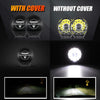 7 Inch Round LED Driving Light Black Cover Light Shield Cover - AUXBEAM INDIA