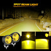 4 Inch 72W Round Spot White/Amber LED POD Light