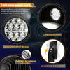 7 Inch 240W 24000Lumens Black LED Driving Lights - AUXBEAM INDIA