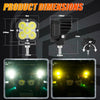 3 Inch 80W 9600 Lumens LED pod Lights - AUXBEAM INDIA