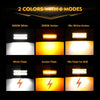 6 MODES SERIES White/Amber LED LIGHT BARS (3"-20")